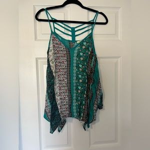 small, patchwork, boutique tank